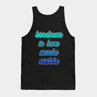 Kidness quote Tank Top
